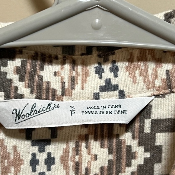 Gorgeous Cozy Woolrich Fall 🍂🍁Button down Shirt Excellent Condition Small - Picture 7 of 9